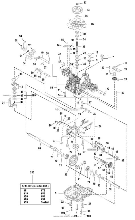 John Deere Tuff Torq K46 Parts Diagram Tuff Torq Tuff To