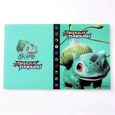 Carpeta Album Cartas Pokemon Para Guardar Cartas Cuotas Sin Inter S