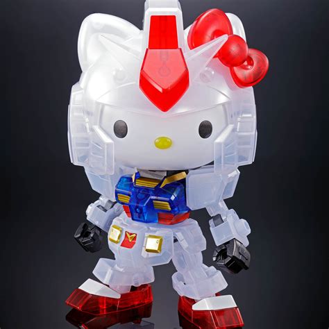 Hello Kitty Rx 78 2 Gundam[sd Ex Standard] [clear Color] Premium