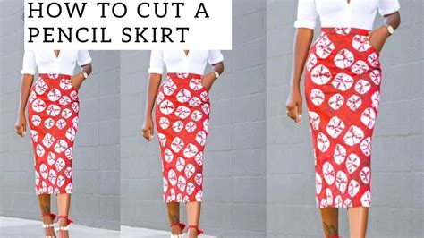 How To Make A Pencil Skirt Pattern Beginners Friendly Tutorial YouTube