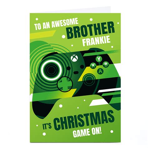 Buy Personalised Xbox Christmas Card Game On For Gbp 179 Card