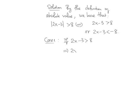 Solved Solve 2 X − 3 8