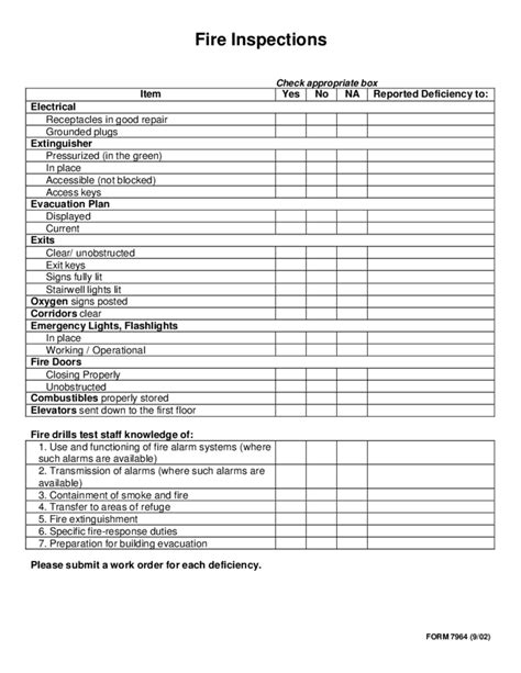 Fire Evacuation Drill Report Template