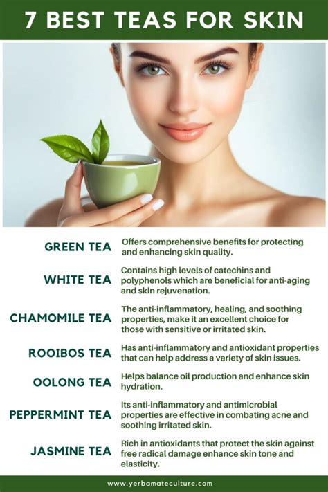 7 Best Teas For Skin Health Drink And Apply