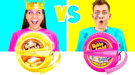 Kaya Vs Bangkrut Coklat Makanan Tantangan Challenge Fun YouTube