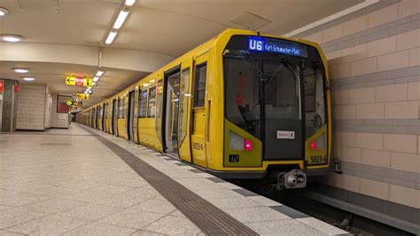 U Bahn Berlin Aussetzermitfahrt 49 Auf Der U6 Von Alt Mariendorf Bis