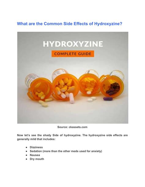 Ppt Hydroxyzine For Anxiety How It Works Dosage And Side Effects Powerpoint Presentation