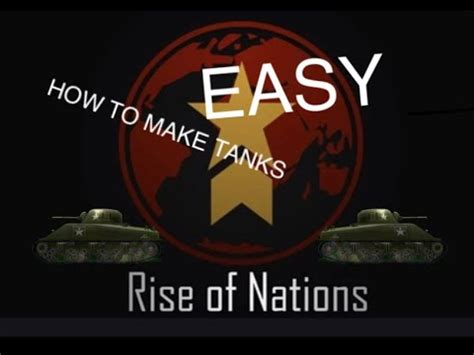 HOW TO MAKE TANKS EASY 2024 ROBLOX RISE OF NATIONS YouTube