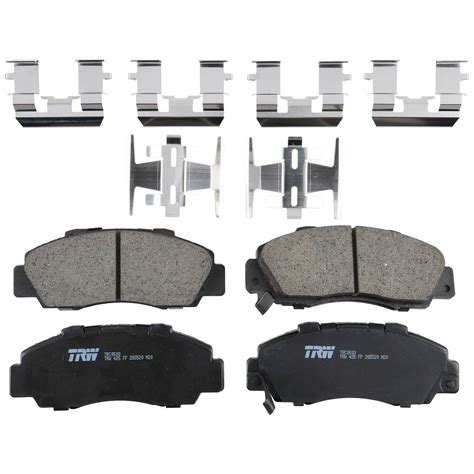 Honda Disc Brake Pad And Rotor Kit Front 282mm Ceramic TRW Pro