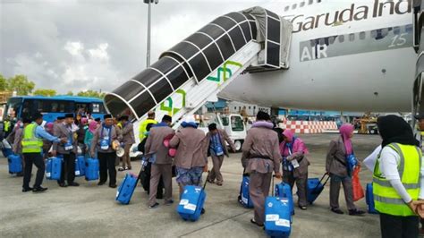 Kloter Jemaah Calon Haji Indonesia Sudah Terbang Ke Arab Saudi