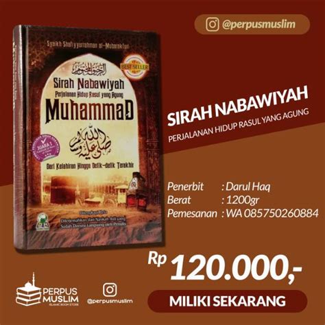 Jual Sirah Nabawiyah Shopee Indonesia