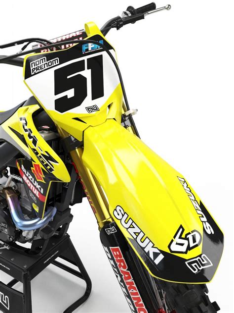 Kit D Co Rider Unik Suzuki Barc Suzuki Rm Restyle Polisport As