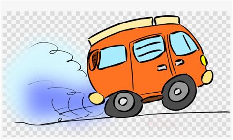 Cartoon Van Clipart Minivan Volkswagen Type Mini Bus Clipart PNG