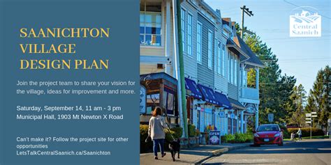 Talk with Staff About Saanichton Village Design | District of Central Saanich