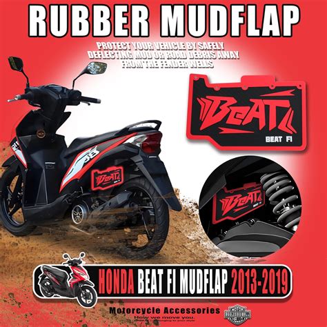 Mud Guard Motorcycle For Honda Beat Fi Mudflap Carbon Mud Flap Carbon