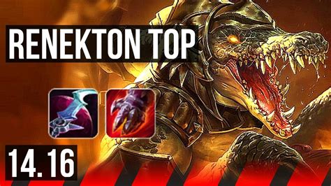 Renekton Vs Aatrox Top 814 Godlike Euw Grandmaster 1416