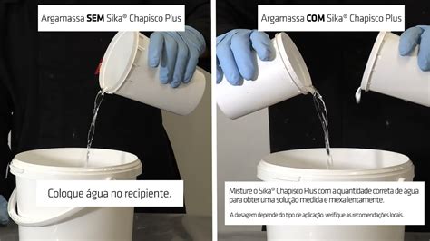 Sika Chapisco Plus O Aditivo Que Funciona Todas As Argamassas