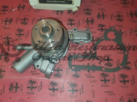 Alfa Romeo Giulia Gt Spider Series Water Pump Dynamo Ports Rev