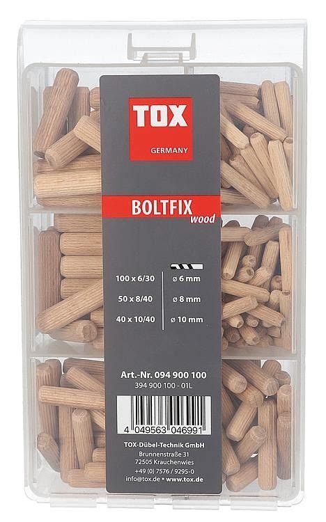 Tox Holzd Bel Sortiment Tlg Boltfix Wood X X Mm