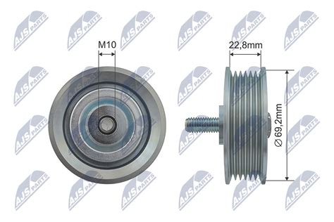 Deflection Guide Pulley V Ribbed Belt RNK HY 511 NTY 25287 27060