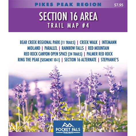 Pikes Peak Region Trails - 14 Map Series – Pocket Pals Trail Maps