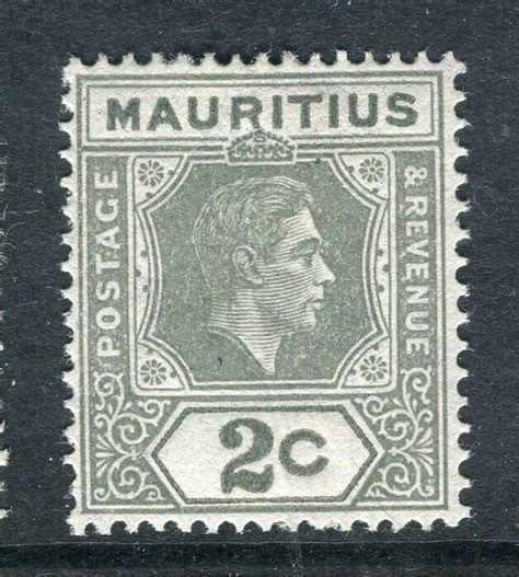 MAURITIUS 1938 Early GVI Issue Fine Mint Hinged Shade Of 2c Value