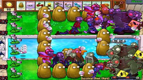 Plants Vs Zombies Hypno Hack Survival 100 Heavy Plants Hypno Vs 100