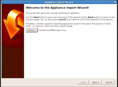 VirtualBox Template For Oracle VM Manager