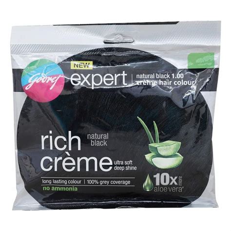 Cream Godrej New Expert Natural Black Rich Creme Hair Color Packaging