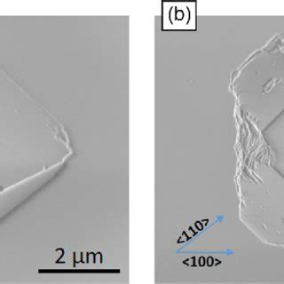 SEM Images Of Diamond Surface After 6 H Of Catalytic Etching A