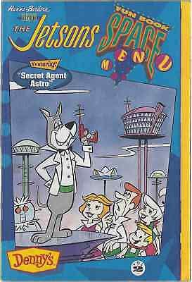 Denny S Jetsons Fun Book Space Menu Comic Rare Giveaway Promo