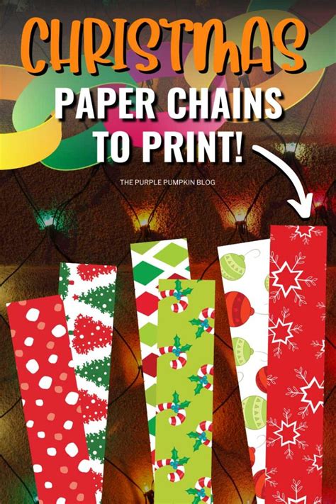 Free Printable Christmas Party Paper Chains