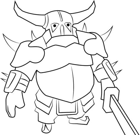 Clash Of Clans Troops Coloring Pages