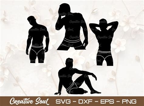 Sexy Man Svg Bundle Cut File Illustration Par Creative Soul · Creative Fabrica