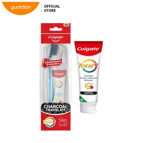 Colgate Total Charcoal Deep Clean 35g SlimSoft Charcoal Toothbrush