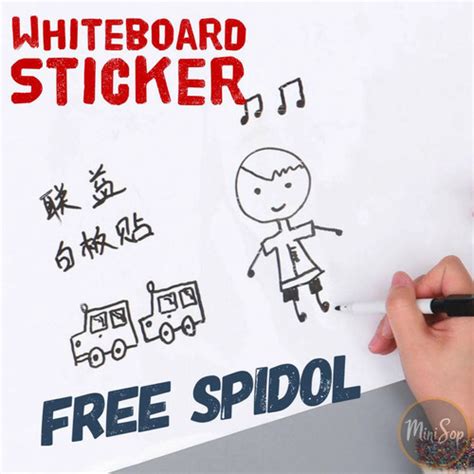 Jual Stiker Papan Tulis Whiteboard Blackboard Spidol Kapur Tempel Htm