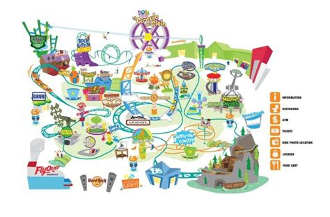 Nickelodeon Universe Park Map Guidemapsonline Nickelodeon Universe