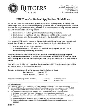 Fillable Online Eof Transfer Application Doc Fax Email Print