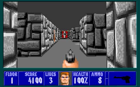 Wolfenstein 3d Pc 082 The King Of Grabs