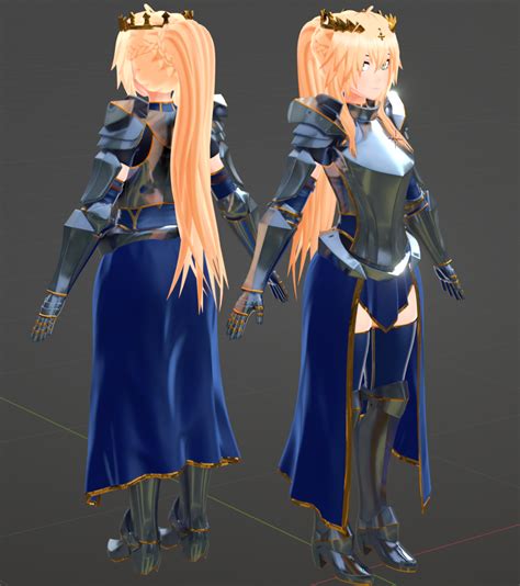 Lancer Armor Outfit Vrchat Avatar