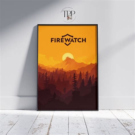 Firewatch Game Poster Video Game Wall Art Gaming Decor - Etsy