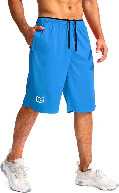 G Gradual Men S Basketball Shorts With Zipper Pockets Lightweight Quick