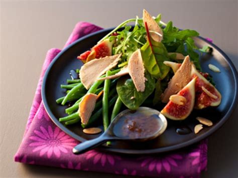 Recette Salade mélangée au foie gras et chutney de figues Ingrédients