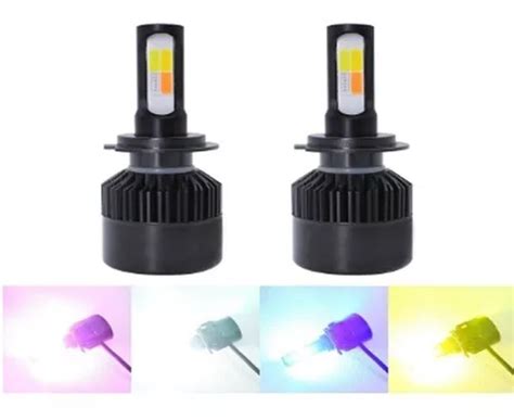 Kit De Faros Led De Cuatro Coloresh H H Env O Gratis