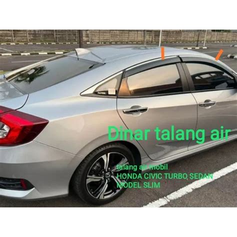 Jual Talang Air Mobil Honda Civic Turbo Sedan Model Slim Full Pintu