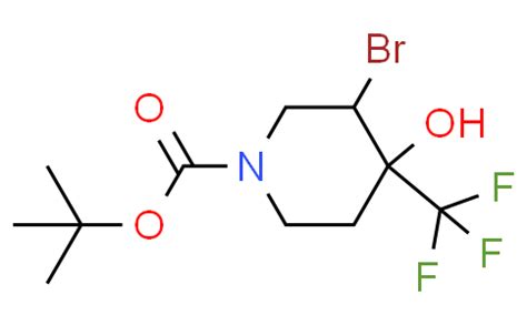 Tert Butyl 3 Bromo 4 Hydroxy 4 Trifluoromethyl Piperidine 1