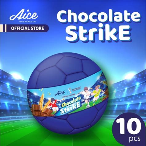 Jual Aice Ice Cream Chocolate Strike Cup Choco Malt Es Krim Bola