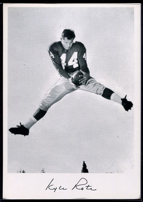 1956 Giants Team Issue Football Card Kyle Rote