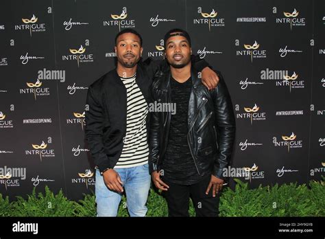 Michael B Jordan Sterling Steelo Brim Grand Opening Of Intrigue