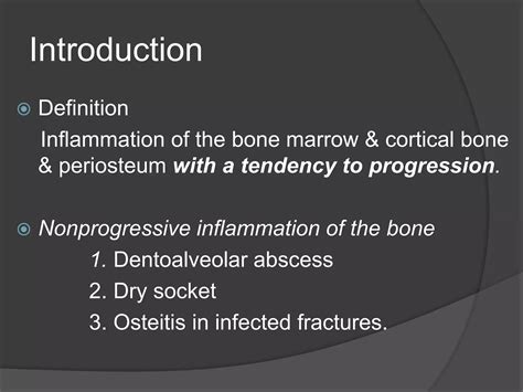 Osteomyelitis Of Jaws Ppt